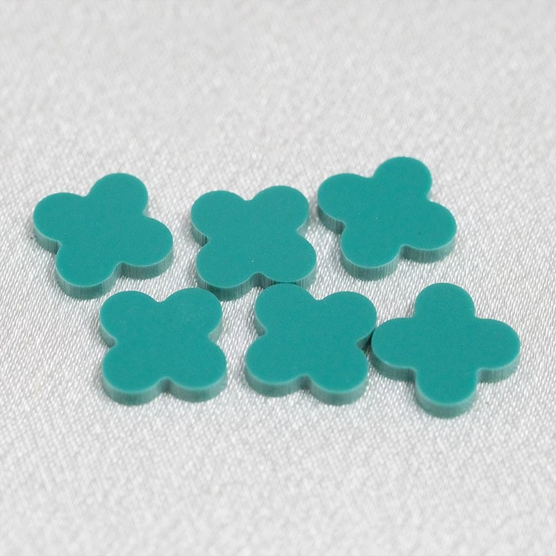 Synthetic Green Turquoise Clover Stone factory