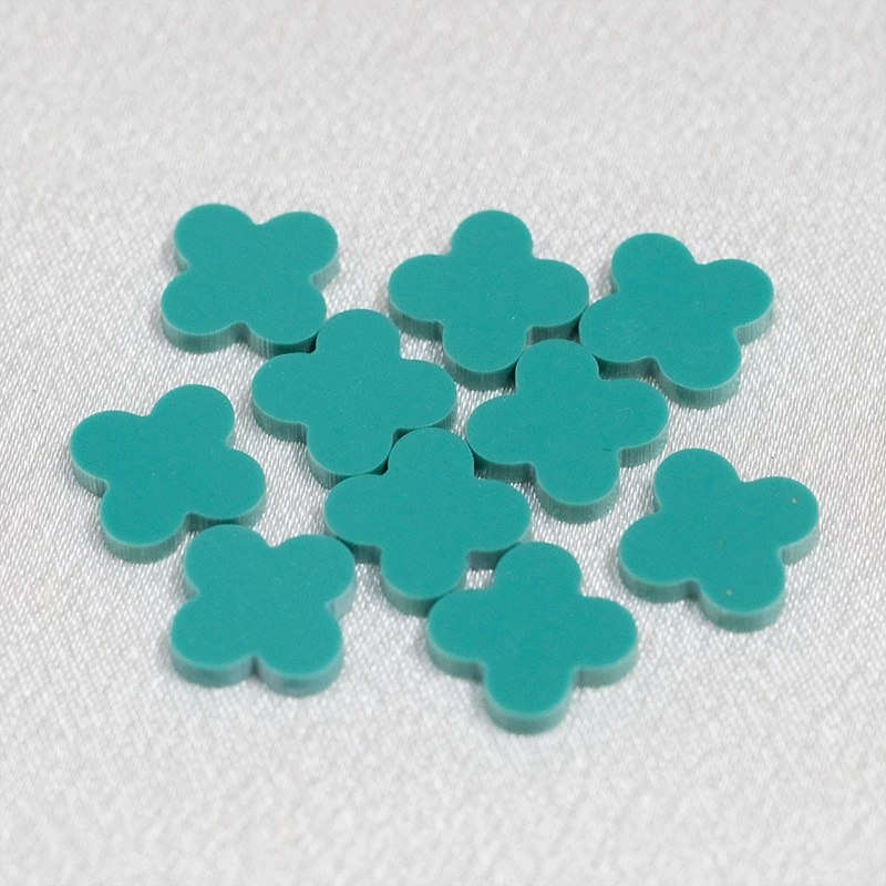 Synthetic Green Turquoise Clover Stone high quality